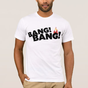 強打の強打の爆弾のティー Tシャツ