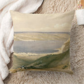 強打の方に見るガリラヤまたはGenezarethの海 クッション (ブランケット)