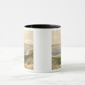 強打の方に見るガリラヤまたはGenezarethの海 マグカップ (中央)