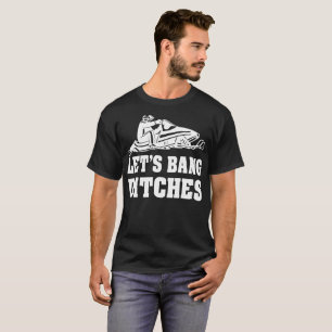 強打の溝のスノーモービルのTシャツを許可します Tシャツ