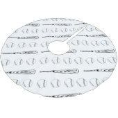 強打者の木のスカート ブラッシュドポリエステルツリースカート (アングル)