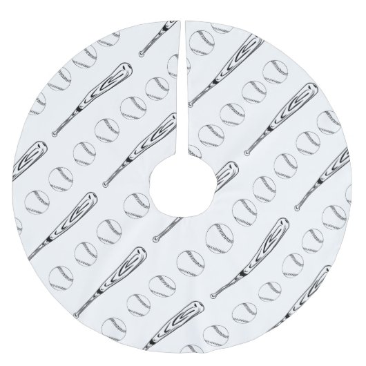 強打者の木のスカート ブラッシュドポリエステルツリースカート (正面)