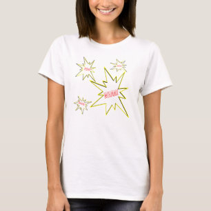 強打! ぶつかって下さい! 捕虜! 声喩 Tシャツ