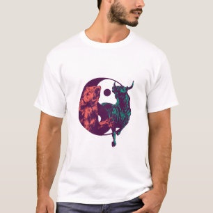 強気と弱気のデイトレーダーギフト Tシャツ