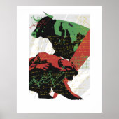 強気と弱気、取引、トレーダーと共有 ポスター (正面)