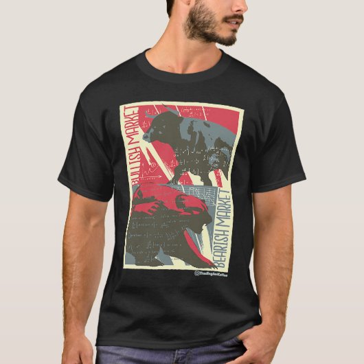 強気と弱気 Tシャツ (正面)