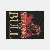 強気な強力持ち上げボディビル1 フリースブランケット (正面(横))