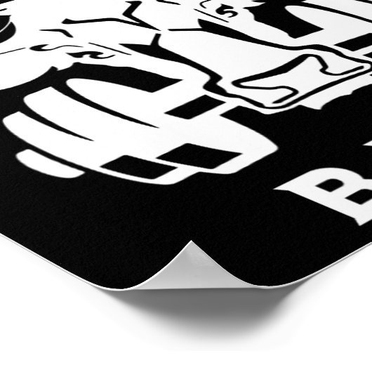 強気な強力持ち上げボディビル7 ポスター (角)