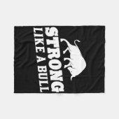 強気な強力持ち上げボディビル9 フリースブランケット (正面(横))