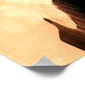 強気のブルストックマーケットニューヨークシティスカイライン ポスター (角)