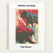 強気の弱気な株式市場の取引プランナー プランナー手帳 (正面)