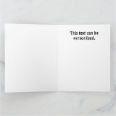 強気の弱気な株式市場グリーティングカード カード (内部)