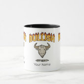 強気の日トレーダ買ーDipヴィンテージ投資家 マグカップ (中央)