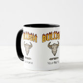 強気の日トレーダ買ーDipヴィンテージ投資家 マグカップ (正面左)