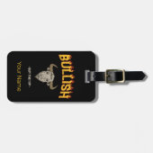 強気の日トレーダ買ーDipヴィンテージ投資家 ラゲッジタグ (正面横)