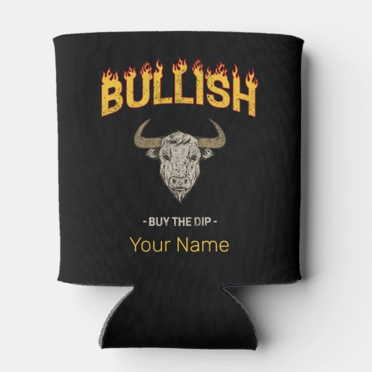 強気の日トレーダ買ーDipヴィンテージ投資家 缶クーラー (裏面)