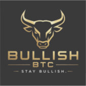 強気のbtc シール (正面)