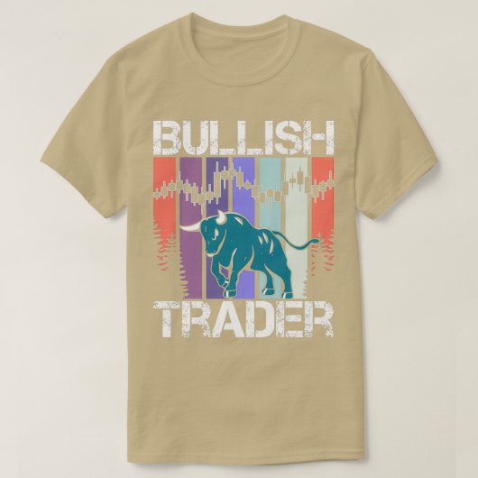強気トレーダー在庫Forexトレーダー・ファン3 Tシャツ (デザイン正面)