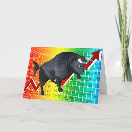 強気市場を充電す走る カード (正面)