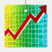 強気市場を充電す走る セラミックオーナメント (裏面)