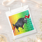 強気市場を充電す走る フェイバーバッグ (クリップ留めされた状態)