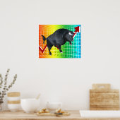 強気市場を充電す走る ポスター (キッチン)