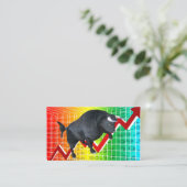 強気市場を充電す走る 名刺 (スタンド正面)