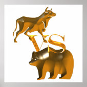 強気市場対弱気市場 ポスター (正面)