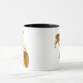 強気市場対弱気市場 マグカップ (中央)