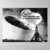 強気相場の急落ユーモア ポスター (正面)