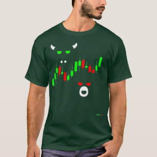 強気 – トレーダー向け株式市場贈答品 Tシャツ