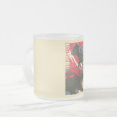 強気・弱気市場 – 日産トレーダーの贈り物 フロストグラスマグカップ (正面左)