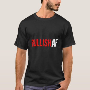 強気Afグラフィックブルデザイン Tシャツ