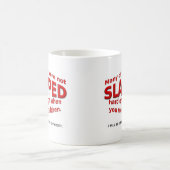 強烈なしばき Funny Mug コーヒーマグカップ (中央)