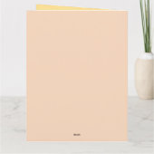 強烈なヒヨコの卵殻 カード (裏面)