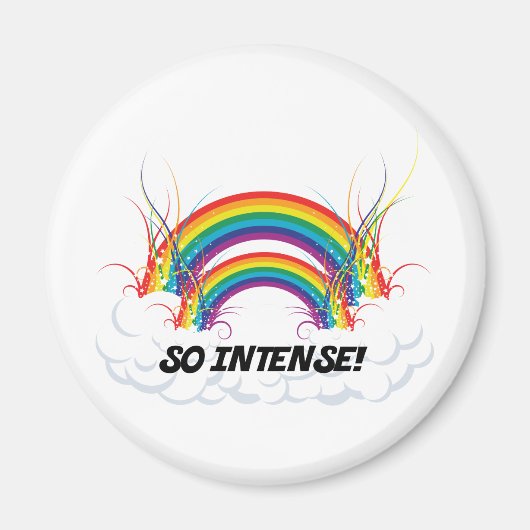 強烈な二重虹 マグネット (正面)