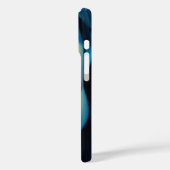 強烈な抽象芸術ブルーイエローポートレート 芸術的 Case-Mate iPhoneケース (裏面 / 左)