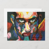 強烈な男 ポストカード (正面/裏面)