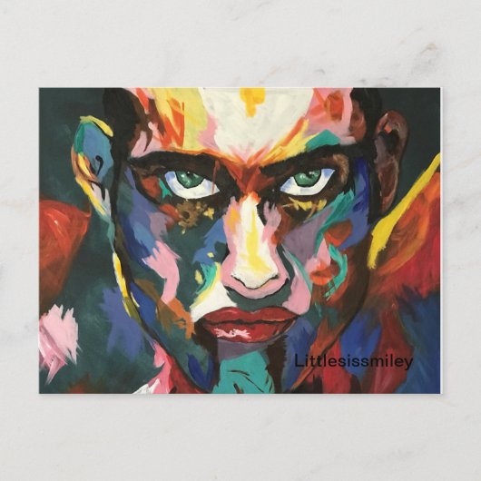 強烈な男 ポストカード (正面)