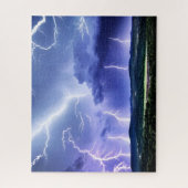 強烈な自然 |稲妻嵐 ジグソーパズル (縦)