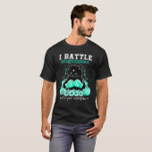 強皮症啓発と闘う猫 Tシャツ (正面フル)