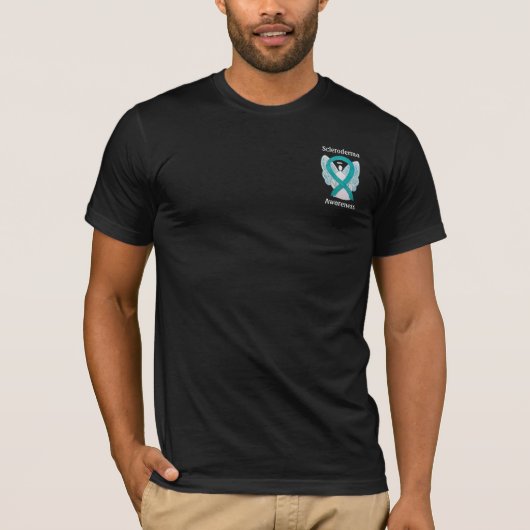 強皮症認識度リボンエンジェルカスタムシャツ Tシャツ (正面)