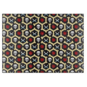 強盗のテーマパターン カッティングボード (正面)