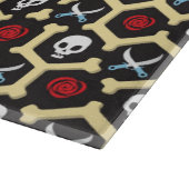 強盗のテーマパターン カッティングボード (角)