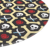 強盗のテーマパターン カッティングボード (角)