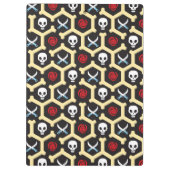 強盗のテーマパターン クリップボード (裏面)