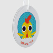 強盗ひよこ オーナメント (正面)