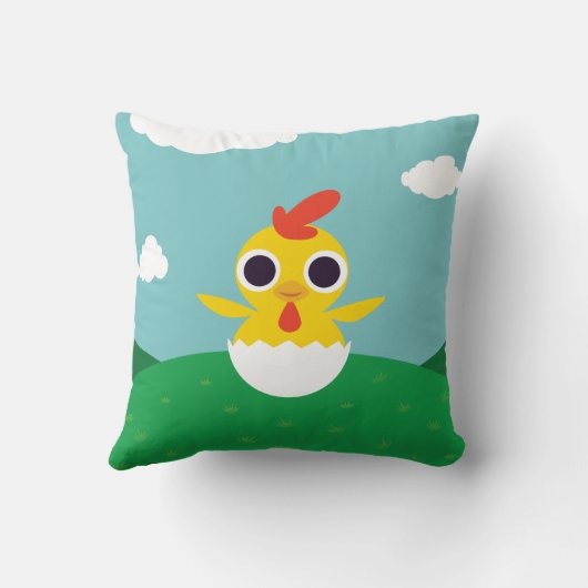 強盗ひよこ クッション (裏面)