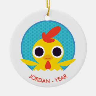 強盗ひよこ セラミックオーナメント