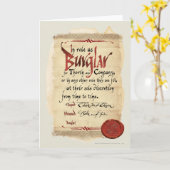 強盗契約 カード (黄色い花)